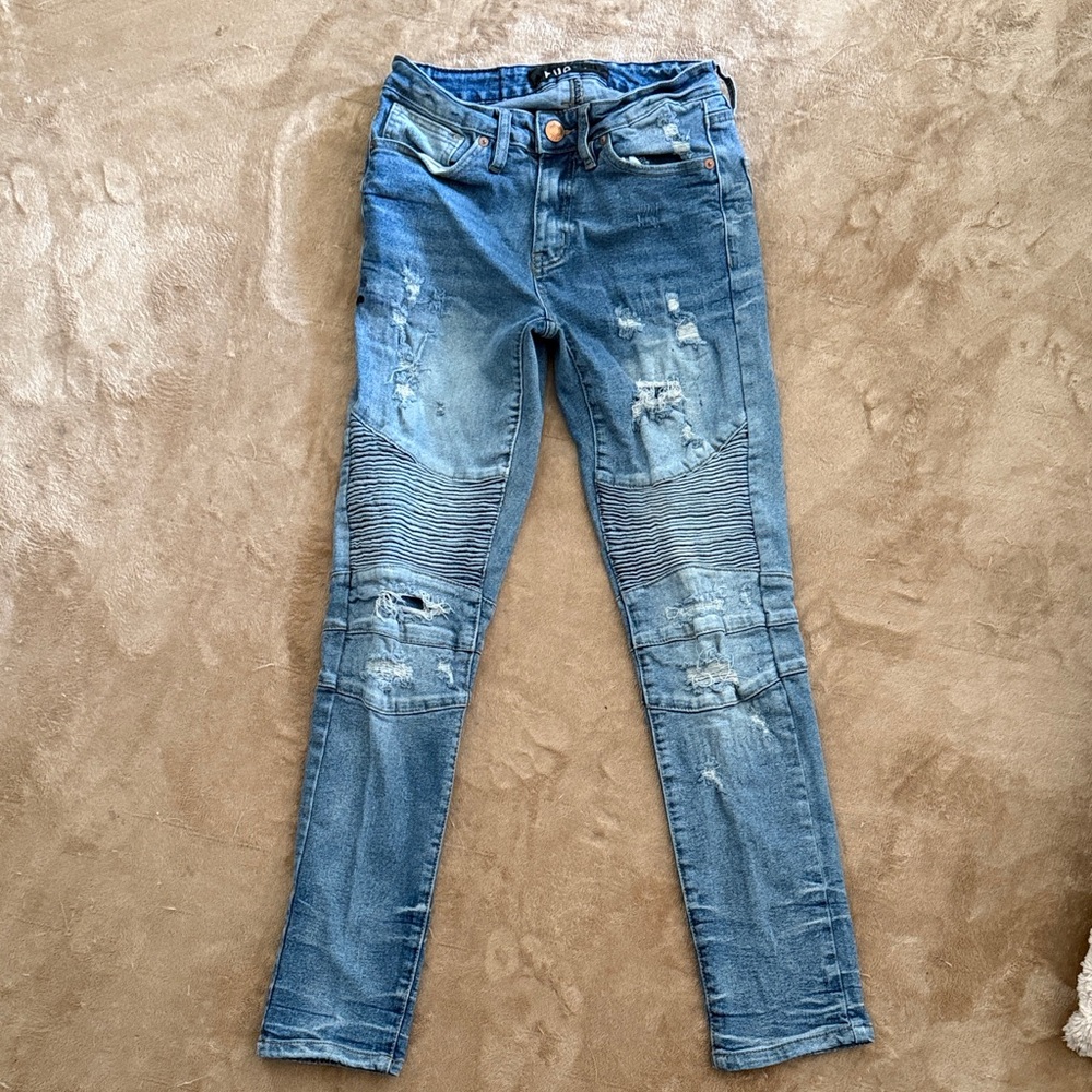 Rue21 Light Blue Distressed Skinny Jeans